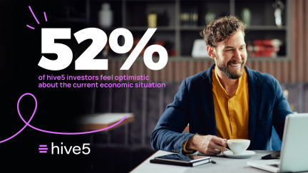 52% of hive5 investors feel optimistic about the current economic situation