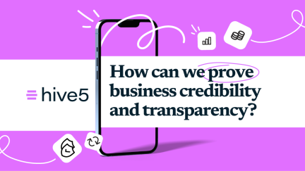 How can we prove business credibility and transparency?