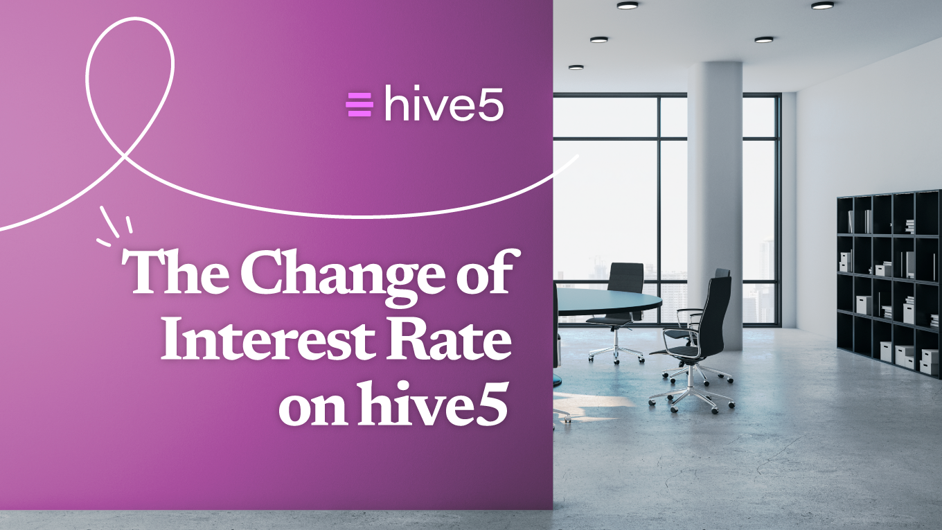 El cambio en la tasa de interés en Hive5.