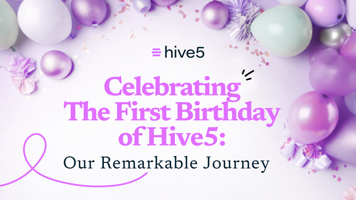 Celebrando el Primer Aniversario de Hive5: Nuestro Viaje Remarcable.