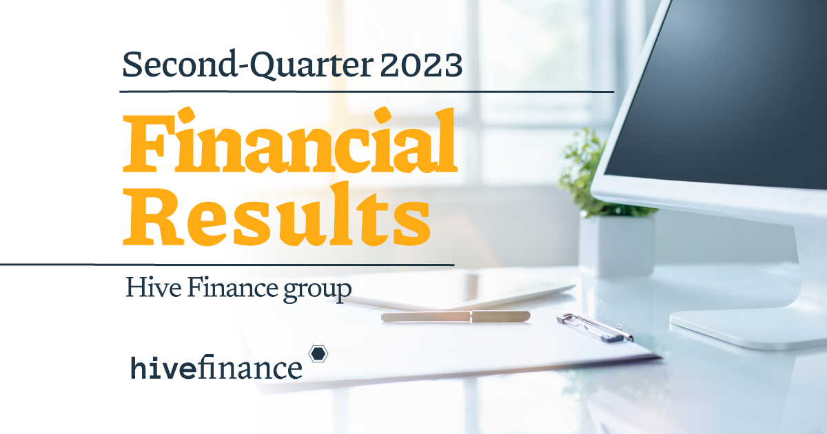 Resultados financieros del segundo trimestre de 2023: Hive Finance, Ekspres Pożyczka y Hive5.